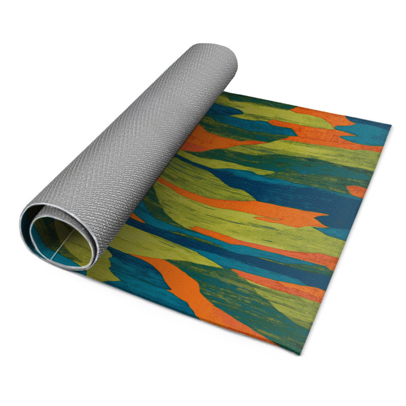 Earth Ripple Indoor And Outdoor Area Rug, Rectangle 1'6" x 2'6"