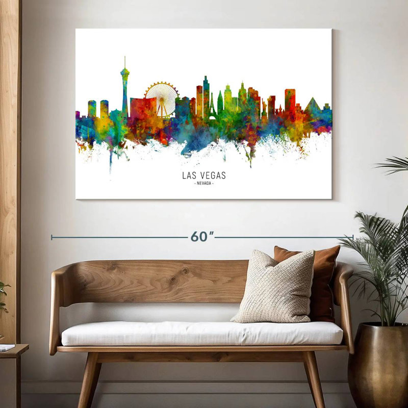 Sireci Las Vegas Nevada Skyline I, 34" H x 51" W