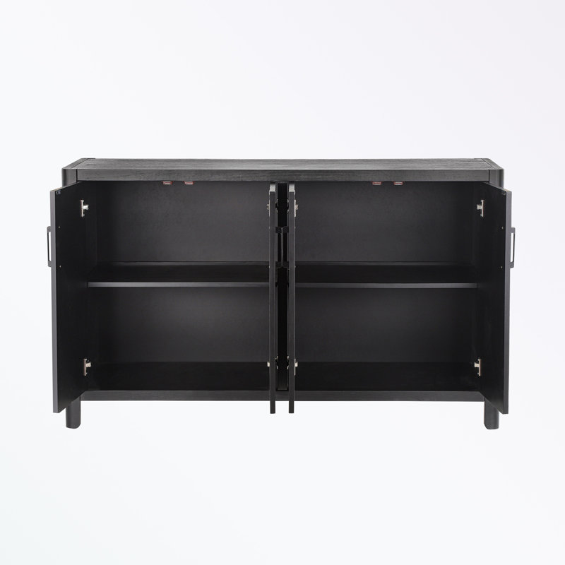 Armoire à 4 portes avec pieds robustes