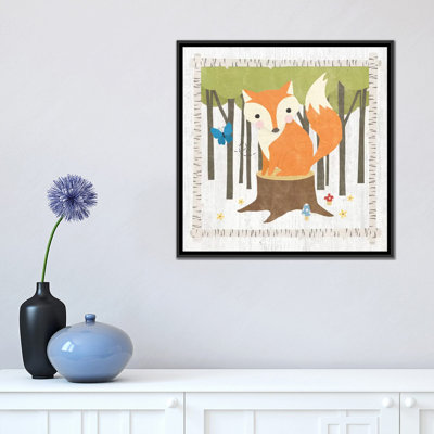 « fox », peinture sur toile tendue hideaway series