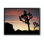 «Desert Tree Sunset Silhouette», impression