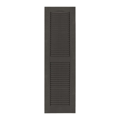 Custom Louvered Shutter with Cathedral Top