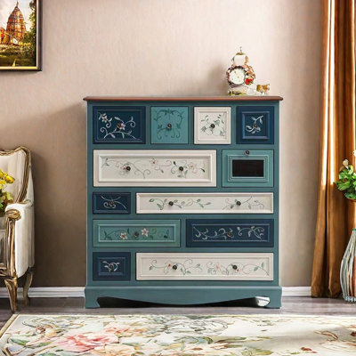 Commode de salon à douze tiroirs