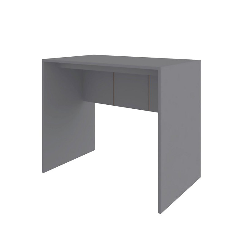 Cornelia Desk, Gray, 30" H x 35.4" W x 21.3" D