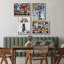 «Colorful Street Graffiti Banksy Kid», œuvre d'art moderne, impression encadrée, affiches, salle de bain, petit art mural-104788540-104788539