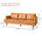 84'' Genuine Leather Sofa