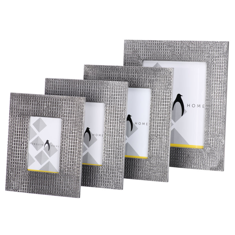 Amaya Brown Wood Picture Frame with Mat, 8" x 6"