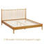  Structure de lit en bois massif Inno avec tête de lit à broche et lattes silencieuses, capacité de 1000 lb-962485921-959207298