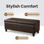 Repose-pieds contemporain avec rangement