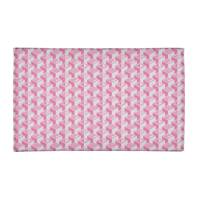 Chenille Geometric Indoor Rug