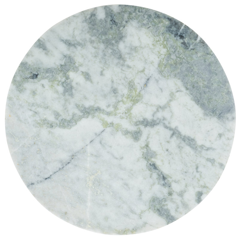 Baudelaire Marble Top Coffee Table, Natural, White Gray Marble