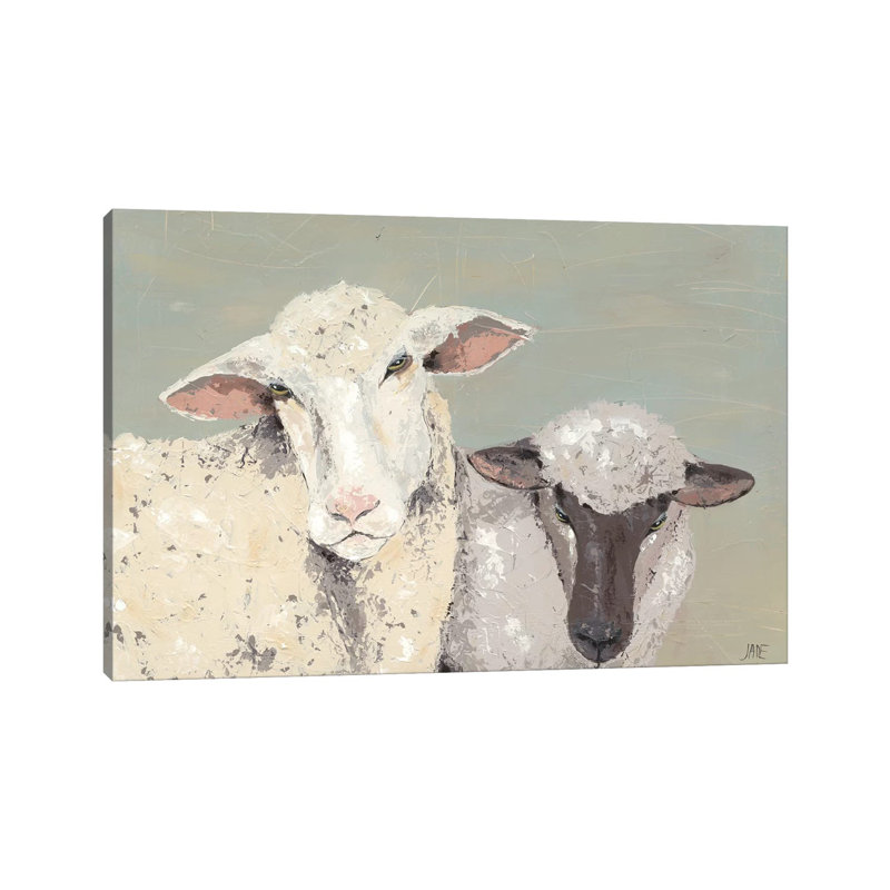 Sweet Lambs I - Wrapped Canvas Painting, 66.04 cm H x 45.72 cm W