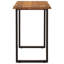 Sheatown Acacia Rectangular Wood Top Dining Table with Steel Base-1933232177