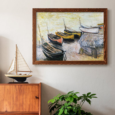 " Boats On The Beach, 1883 "