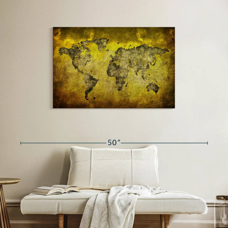 Carte «Aliaz World Is Your Oyster», H 26 po x l 39 po