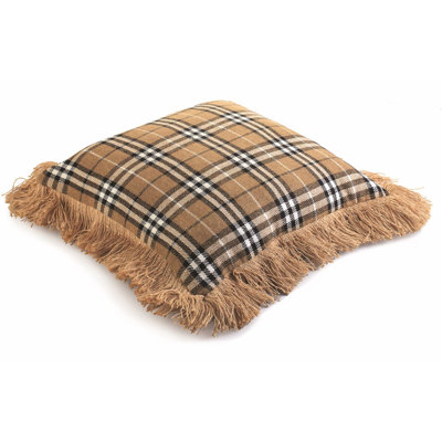 Sierra Lodge Fringed Throw Pillow