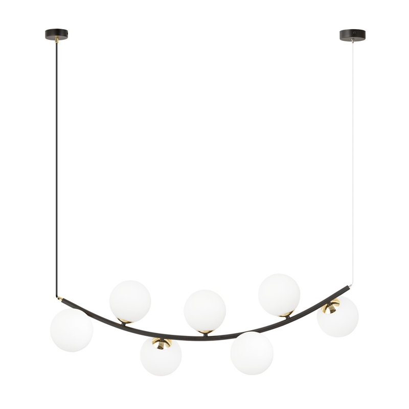 Alula 7 - Light Sputnik Chandelier, White