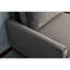 Faites l'expérience du confort en gris: rembourrage en mousse, revêtement en microfibre douce, coussin d'assise à base en bois robuste, pieds et pieds luxueux