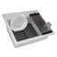 20'' L Drop-In Triple Bowl Granite Composite Kitchen Sink-1324915748