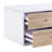 Rectangular Coffee Table with Pull-Out Table, White High Gloss
