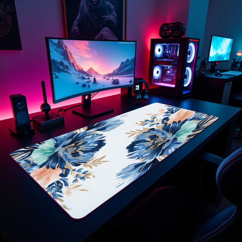 Polyester Desk Pad, 23.6x13.8