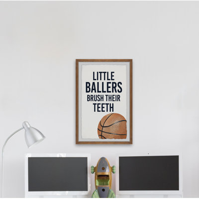 Palacio 'Little Ballers I' Framed Print