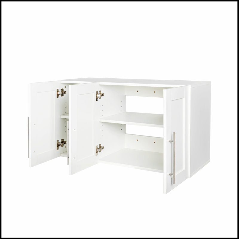 Stackable Wall Mounted Storage Cabinet, Ample Space and Durable Design for Home Organization
