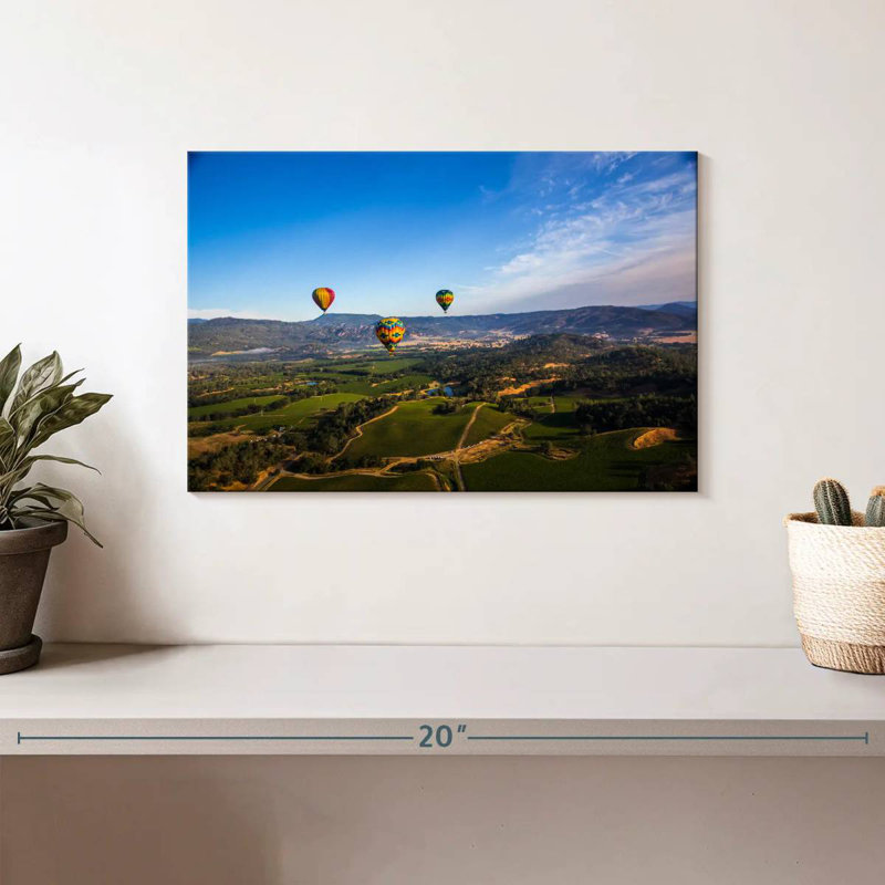 Montgolfières Alvord Napa Valley, H 8 po x l 12 po
