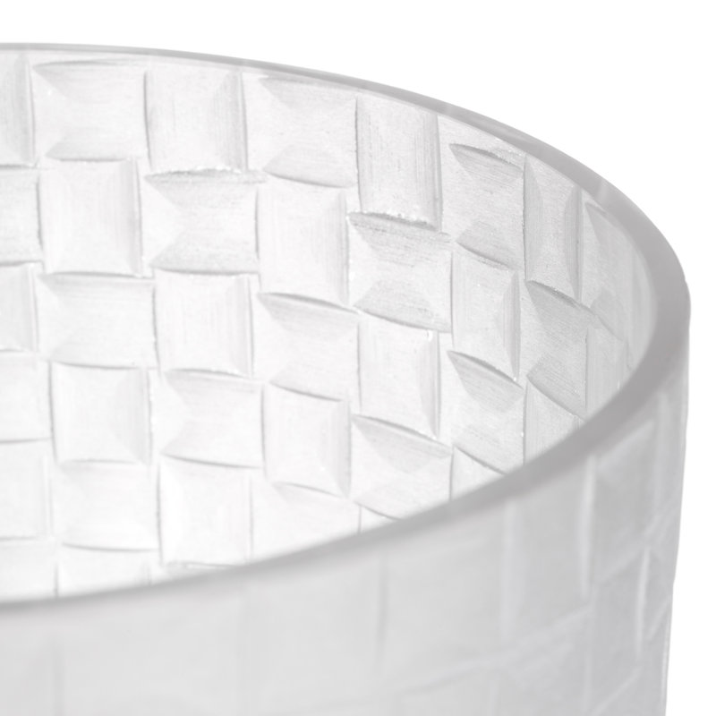 Vase Calista Frosted Glass, Overall Height- 29.33''