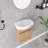 Derwent 16" Wall Mounted Single Bathroom Vanity Set With Ceramic Sink