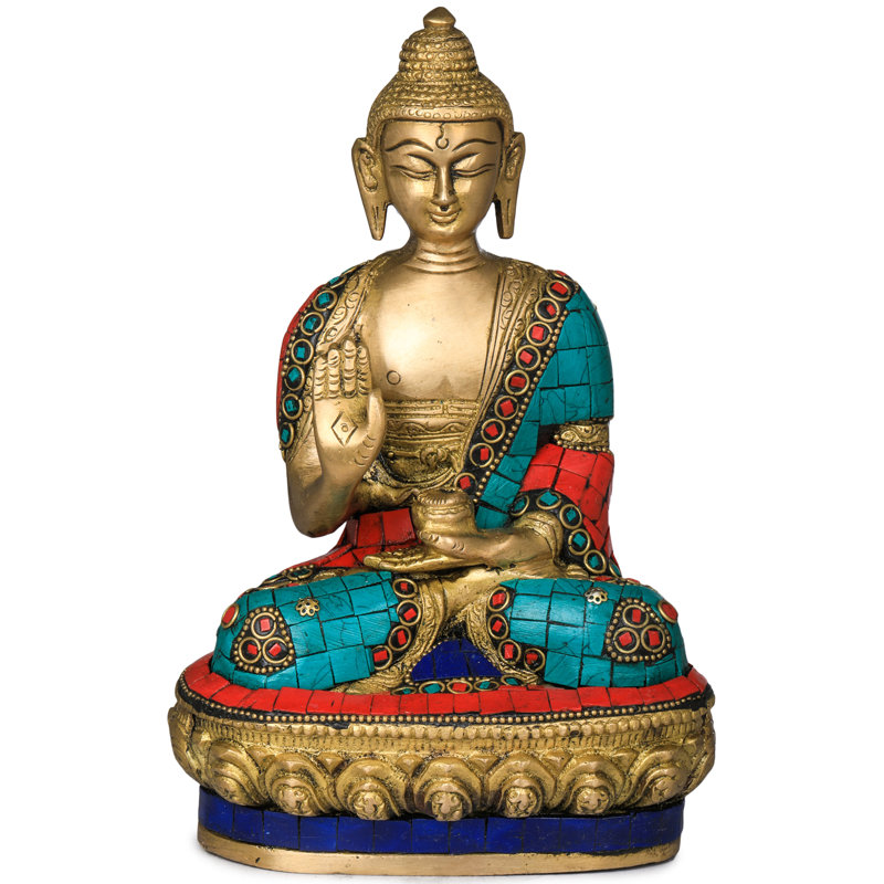 Bouddha bouddhiste tibétain à Ashirwad Mudra