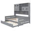 Lit de jour en bois avec lit gigogne simple, armoire et tablette tout-en-un-462632454-462632457