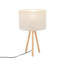 Lampe de chevet beige Kerwin