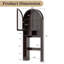 Armoire de rangement au-dessus de la toilette pour salle de bain-2032699527