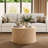 Leathia Fluted Coffee Table Round With Large Storage-1062298200