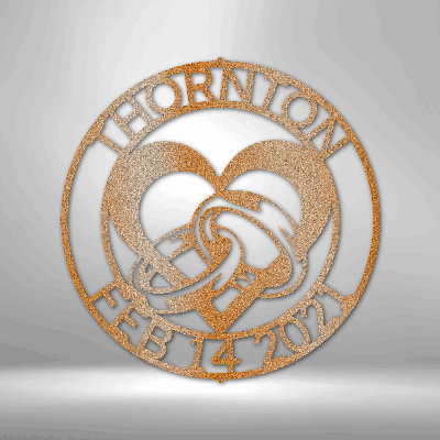 Monogramme de fiançailles personnalisé
