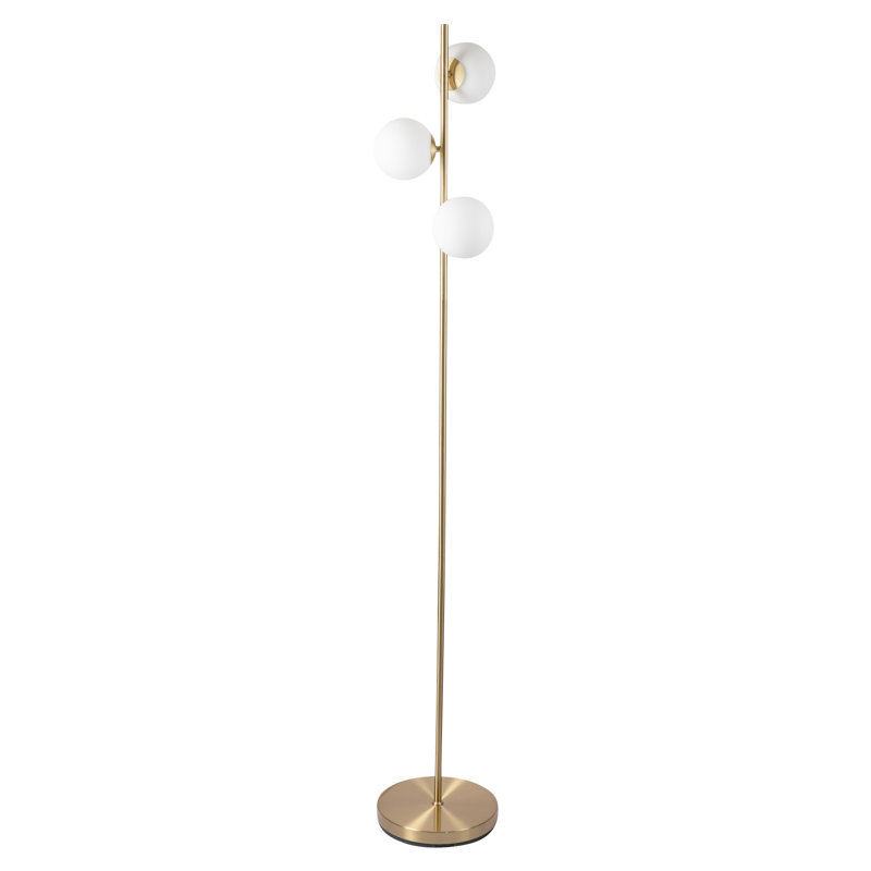 Gilreath 160cm Tree Floor Lamp Set, Satin Brass