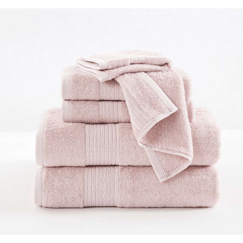 Cotton Blend Plush Mulit-Size Set, Blush