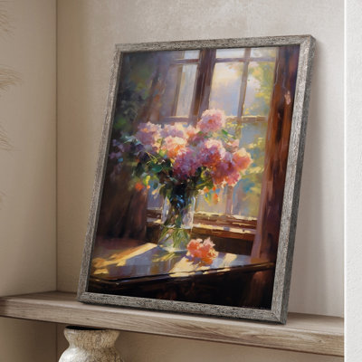 «FLORAL Series DCCL XXXII», reproduction encadrée - bois massif