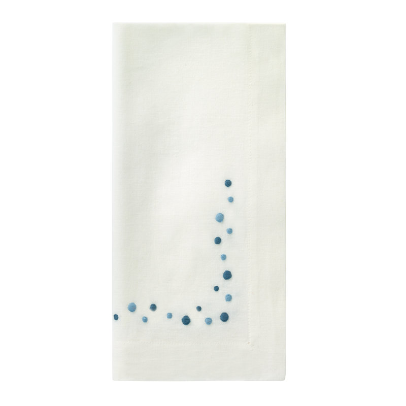 Dots 22" Napkin, Blue