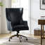 Fauteuil de direction pivotant en cuir véritable Heeg-102291126