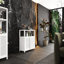 Meuble de rangement grande capacité en bambou-384962951
