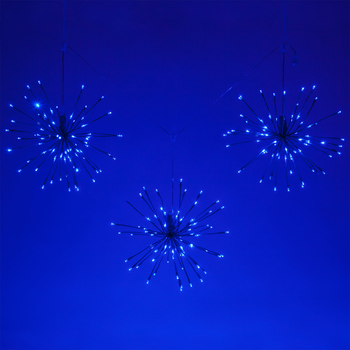 15" LED Starburst Lighted Branch, Blue