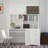 Home Office Computer Desk with 3 Large Drawers & Hutch-1537901293