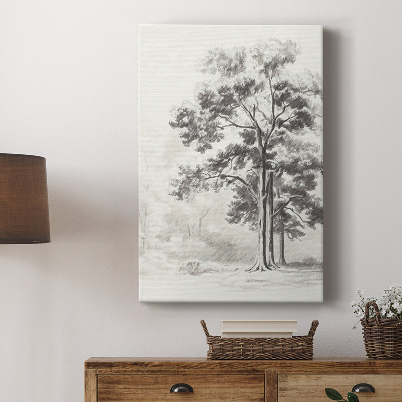 Paysage rétro X III - galerie Cavas sur mesure, H 27 po x l 18 po