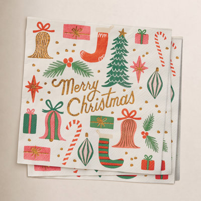 Rifle Paper Co. Deck the Halls Napkins