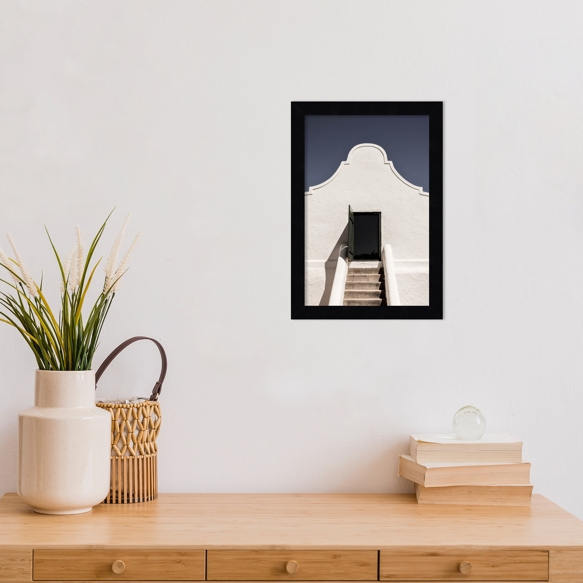 Cape Dutch by Shot by Clint Wood Framed Wall Art Print, Black, 13" H x 9" W
