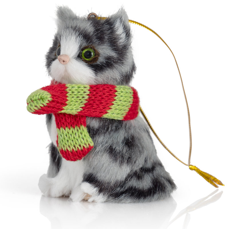 Ornement de Noël mini chat