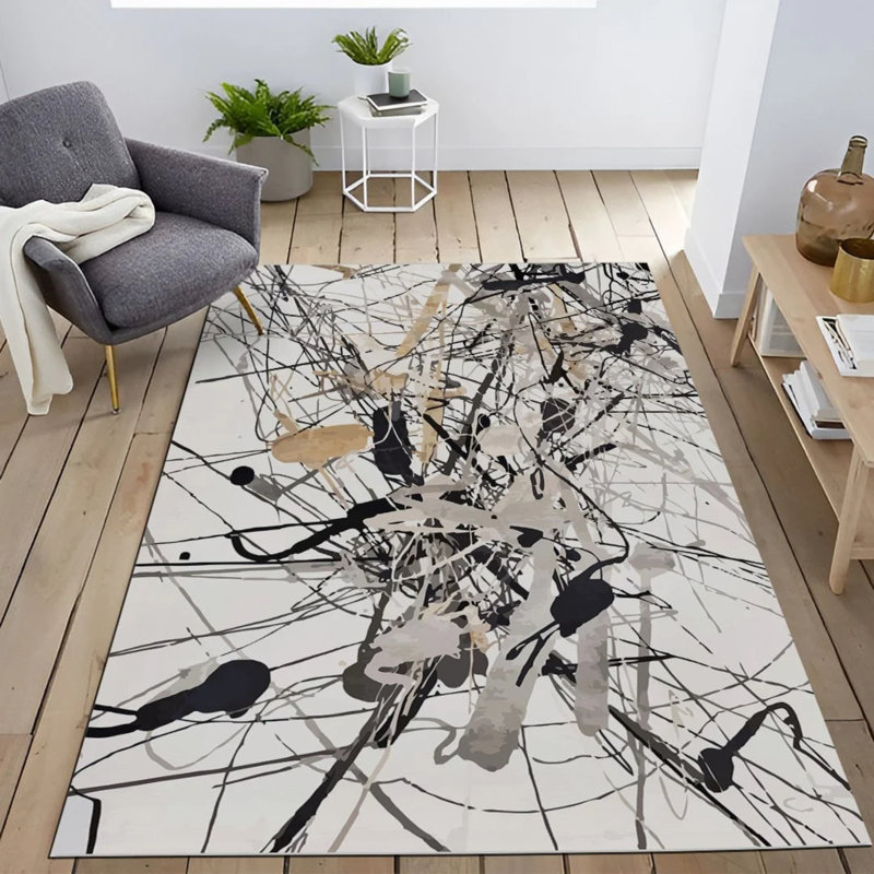 Tapis intérieur / extérieur en polypropylène tissé à la machine Killinger, Rectangle 2 pi 8 po x 5 pi