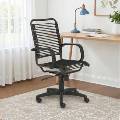 Chaise de travail pivotante à hauteur réglable en acier Juyne 